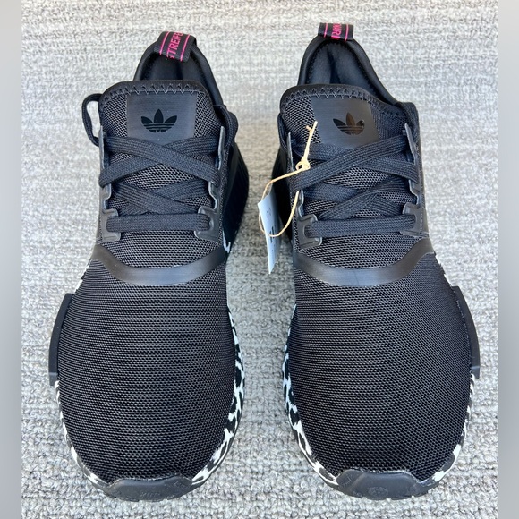 Adidas NMD R1 Black / Leopard Women’s Running Shoes 6 & 10 US Size NWB - Picture 5 of 11